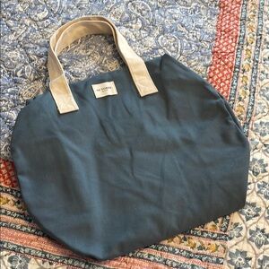 Sezane October editions CLASSIC French blue bowling Bag new 💝